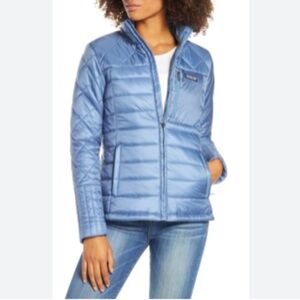 Patagonia Radalie Water Repellent Thermogreen-insulated Jacket In Woolly Blue M